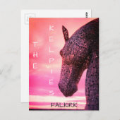 Het Kelpies-briefkaart, Helix Park, Falkirk, Scotl Briefkaart (Voorkant / Achterkant)