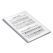 Het Keltische alfabet Angelic Script Chart Notitieboek (Rechterzijde)