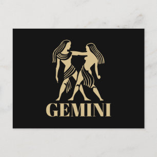 Het Keltische Astrology Horoscope Gemini-teken Briefkaart