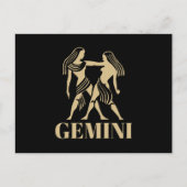 Het Keltische Astrology Horoscope Gemini-teken Briefkaart (Voorkant)