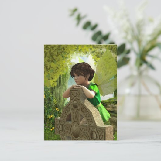 Het Keltische Fairy Briefkaart (Staand voorkant)