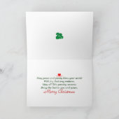 Het Keltische Hoefijzer van het Varken van de Feestdagen Kaart (Binnen)