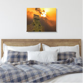 Het Keltische kruis Canvas Afdruk (Insitu (Slaapkamer))