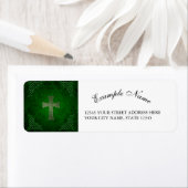 Het Keltische kruis Etiket (Insitu)