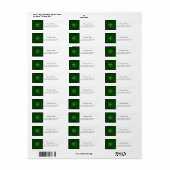 Het Keltische kruis Etiket (Full Sheet)