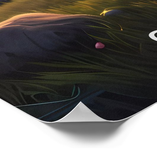 Het Keltische kruis is een baken van hoop. Poster (Hoek)