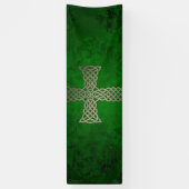 Het Keltische kruis Spandoek (Verticaal)