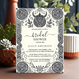 Het Keltische Nordic Fun middeleeuwse Scroll Vrijg Kaart