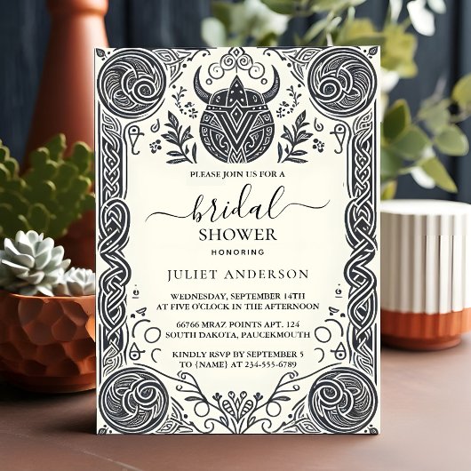 Het Keltische Nordic Fun middeleeuwse Scroll Vrijg Kaart