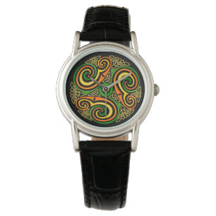 Het Keltische Ontwerp Iers Ierland Schotland Wales Horloge