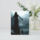 het Keltische water van de de raafregen van de Briefkaart (Staand voorkant)