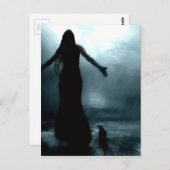 het Keltische water van de de raafregen van de Briefkaart (Voorkant / Achterkant)