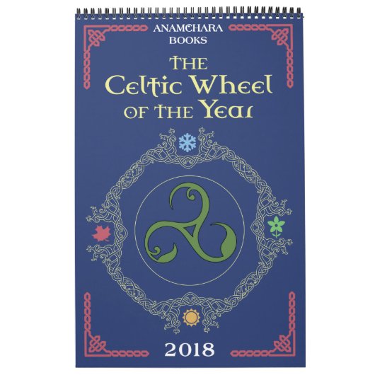 Het Keltische wiel van de kalender 2018 (Hoes)