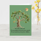 Het Keniaanse Gezegde van de Natuur Kaart (Gele Bloem)