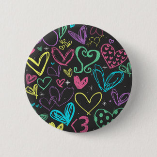 Het kenteken van de liefde ronde button 5,7 cm