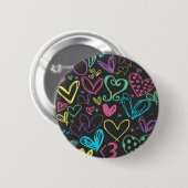 Het kenteken van de liefde ronde button 5,7 cm (Voorkant /achterkant)