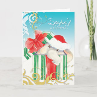 Het Kenwijsje van Kiboko Feestdagen Kaart