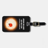 Het Kepler-16 systeem. Bagagelabel (Voorkant horizontaal)