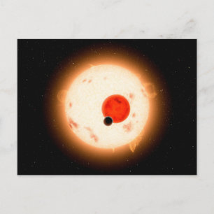 Het Kepler-16 systeem. Briefkaart