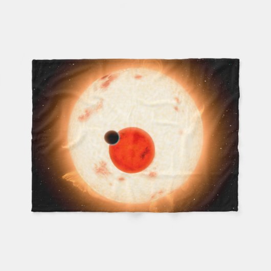 Het Kepler-16 systeem. Fleece Deken (Voorkant (Horizontaal))