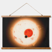 Het Kepler-16 systeem. Hangend Wandkleed (Voorkant)