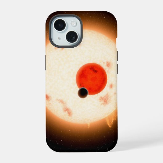 Het Kepler-16 systeem. iPhone 15 Case (Achterkant)