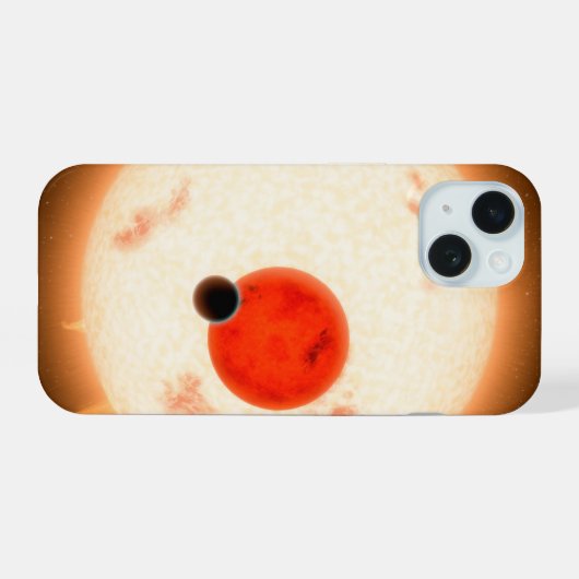 Het Kepler-16 systeem. iPhone 15 Case (Achterkant horizontaal)