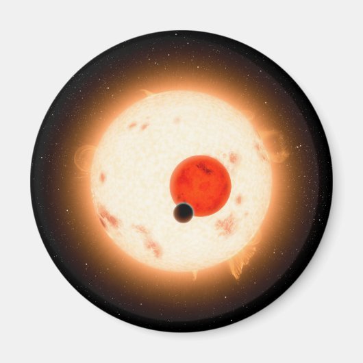 Het Kepler-16 systeem. Magneet (Voorkant)