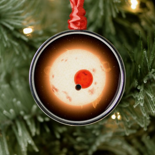 Het Kepler-16 systeem. Metalen Ornament (Boom)