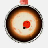 Het Kepler-16 systeem. Metalen Ornament (Voorkant)