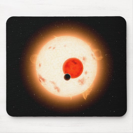 Het Kepler-16 systeem. Muismat (Voorkant)