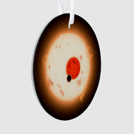 Het Kepler-16 systeem. Ornament (voorkant)