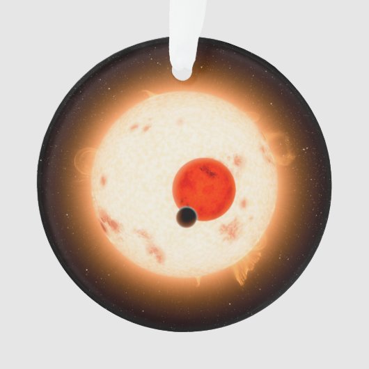 Het Kepler-16 systeem. Ornament (voorkant)