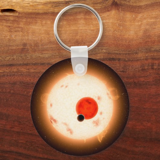 Het Kepler-16 systeem. Sleutelhanger (Achterkant)
