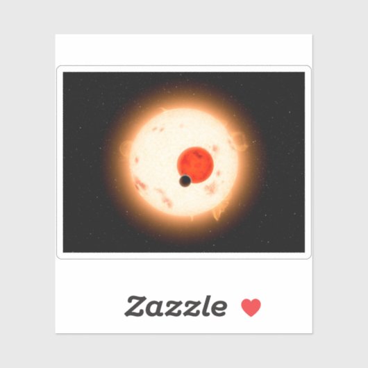 Het Kepler-16 systeem. Sticker (Vel)