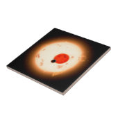 Het Kepler-16 systeem. Tegeltje (Zijkant)