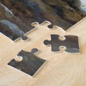 Het kerkhof onder sneeuw – Caspar David Friedrich Legpuzzel (Zijkant)