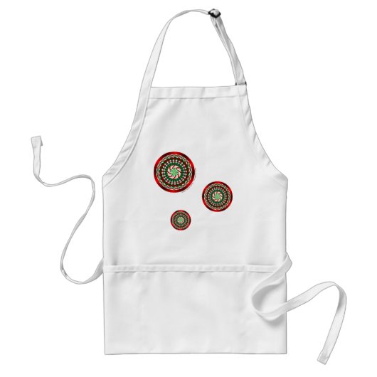 Het Kerst Apron met Kleuren Standaard Schort (Voorkant)