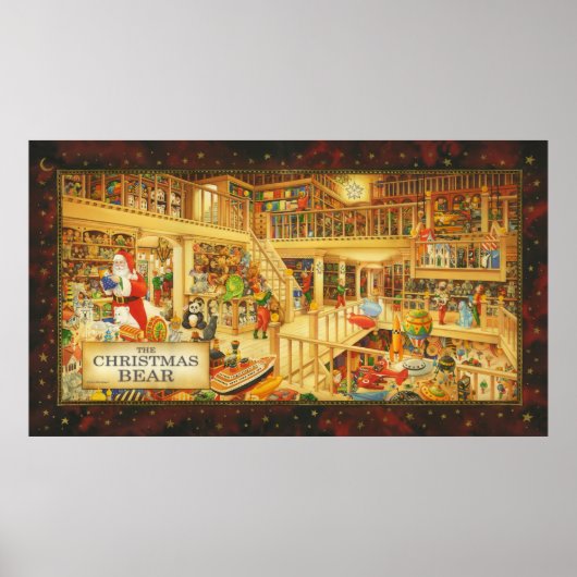 Het Kerst Beer Poster (Voorkant)