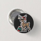 Het Kerst Pickle Crew Pickle Liefhebbers Kerstman Ronde Button 3,2 Cm (Voorkant /achterkant)