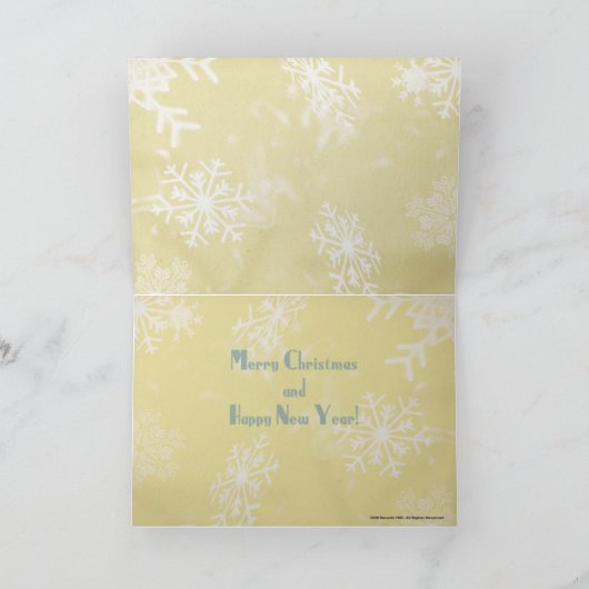 Het kerstalbum uit 1960 feestdagen kaart (Binnen)