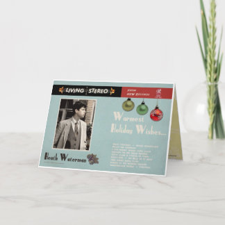 Het kerstalbum uit 1960 feestdagen kaart