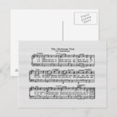 Het Kerstboom Song Briefkaart (Voorkant / Achterkant)