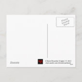 Het Kerstboom Song Briefkaart (Achterkant)