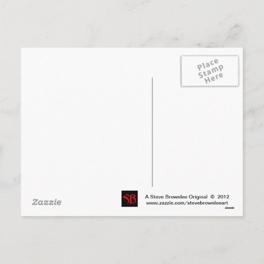 Het Kerstboom Song Briefkaart (Achterkant)