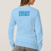 Het kerstboom trio ontwerp. t-shirt (Achterkant)