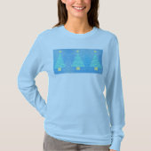 Het kerstboom trio ontwerp. t-shirt (Voorkant)