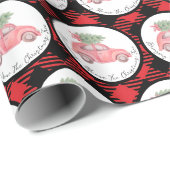 Het kerstboomwerkpapier thuis brengen cadeaupapier (Rol Hoek)