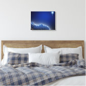 Het kerstcadeau canvas afdruk (Insitu (Slaapkamer))