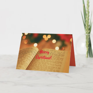 Het kerstcadeau kaart